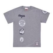 Georgetown Hoyas Basketbal T-shirt Grijs Mitchell & Ness , Gray , Here...