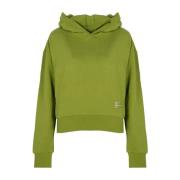 Hoodie Patrizia Pepe , Green , Dames