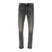 Stretch denim zwarte jeans Purple Brand , Black , Heren