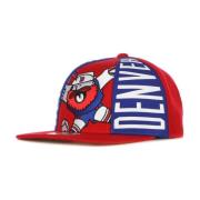 Denver Nuggets Platte Klep Snapback Pet Mitchell & Ness , Red , Heren