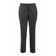 Antraciet wol Sigaretbroek Nenette , Gray , Dames