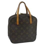 Pre-owned Canvas handbags Louis Vuitton Vintage , Brown , Dames