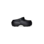 Zwarte sandaal voor vrouwen, lente/zomer collectie Crocs , Black , Dam...