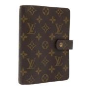 Pre-owned Canvas home-office Louis Vuitton Vintage , Brown , Dames