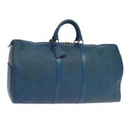 Pre-owned Leather louis-vuitton-bags Louis Vuitton Vintage , Blue , Da...