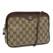 Pre-owned Canvas gucci-bags Gucci Vintage , Beige , Dames