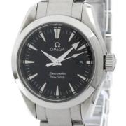 Pre-owned Stainless Steel watches Omega Vintage , Black , Dames