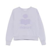 Paarse Crew Neck Sweatshirt Isabel Marant Étoile , Purple , Dames