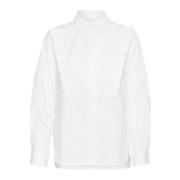 Blouse met ruches Pure White InWear , White , Dames