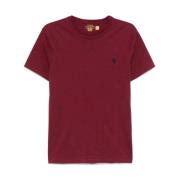 Korte Mouw T-Shirt Collectie Polo Ralph Lauren , Red , Heren