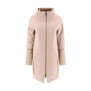 Gelaagde Wol Gewatteerde Jas Herno , Beige , Dames