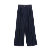 Blauwe Oxford Knoopsluiting Broek A.p.c. , Blue , Dames