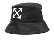 Zwarte Arrow Bucket Hat Off White , Black , Heren