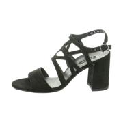 Zwarte Sandalen Paul Green , Black , Dames