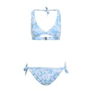 Blauwe Bikini Zwemkleding Etro , Blue , Dames