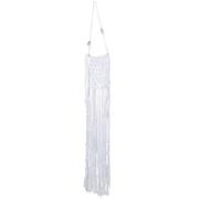 Macramé Schoudertas met Franje Niccolò Pasqualetti , White , Dames