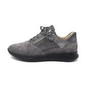 Grijze Veterschoenen Hartjes , Gray , Dames