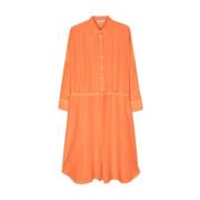 Shirt Dresses Antonelli Firenze , Orange , Dames