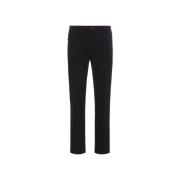 Stijlvolle Stoffen Broek Hugo Boss , Black , Heren