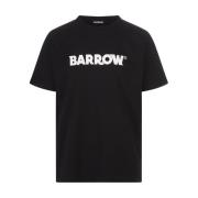 Zwarte Smile Logo T-shirt Barrow , Black , Heren