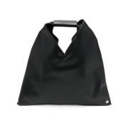 Japanse Top-Handle Tote Bag MM6 Maison Margiela , Black , Dames