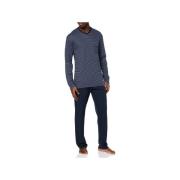 Heren Lange Pyjamaset Calida , Blue , Heren