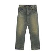 Klassieke Blauwe Jeans met Logopatch Purple Brand , Blue , Heren