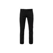 Regular Slim Jeans Alberto , Black , Heren