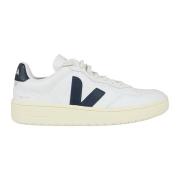 Geperforeerde leren sneakers wit blauw Veja , White , Heren