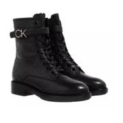 Combat Boot Seizoenszwart Mono Calvin Klein , Black , Dames