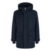 Blauwe Jas Tommy Hilfiger , Blue , Heren