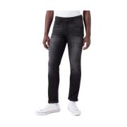 Slim Fit Asphalt Jeans Camel Active , Gray , Heren