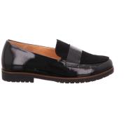 Lakleren Instapper Blokhak Schoen Gabor , Black , Dames