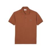 Stijlvolle Polo Shirt Lacoste , Brown , Heren