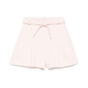 Lichtroze Geplooide Shorts Zimmermann , Pink , Dames