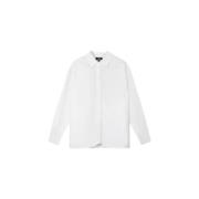 Stijlvolle Linnen Blouse Alix The Label , White , Dames