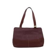 Pre-owned Leather totes Burberry Vintage , Brown , Dames