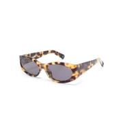 Bruin Havana UV-bescherming zonnebril Jacquemus , Multicolor , Dames