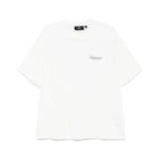 Witte Katoenen T-shirt met Logo Print Represent , White , Heren