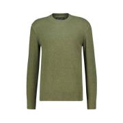 Zomer Bouclé Crewneck Pullover Marc O'Polo , Green , Heren