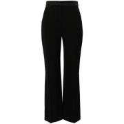 Zwarte broek met rechte pijpen Casablanca , Black , Dames