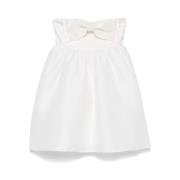 Strapless Witte Jurk met Volle Rok Self Portrait , White , Dames