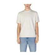 Polyester T-shirt voor mannen GAS , White , Heren