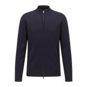 Stijlvolle Zip-Through Sweatshirt Hugo Boss , Blue , Heren