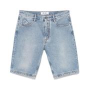 Hemelsblauw Geborduurd Logo Jeans The Attico , Blue , Dames