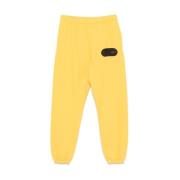 Mosterdgele Grafische Print Sweatpants Gallery Dept. , Yellow , Heren