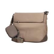 Taupe Schoudertas Jost , Beige , Unisex