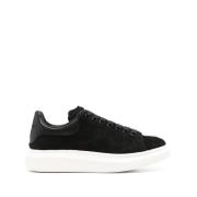 Zwarte Vetersneaker met Merkzool Alexander McQueen , Black , Heren