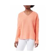 Gebreide Trui in Zalm Camel Active , Pink , Dames