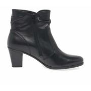 Zwarte Enkellaars Gabor , Black , Dames